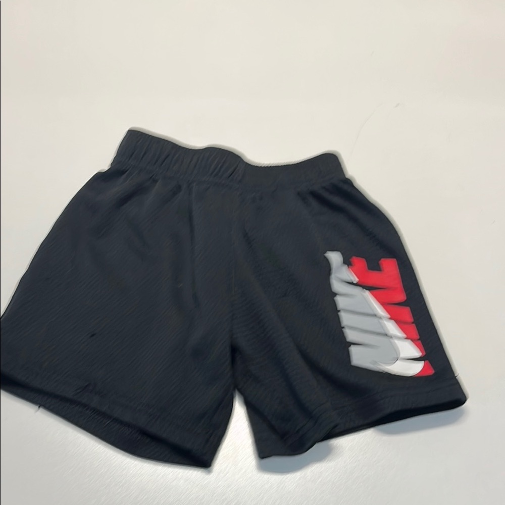 Nike Black and Red Athletic Shorts